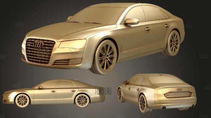 Audi A8 2011 stl model for CNC